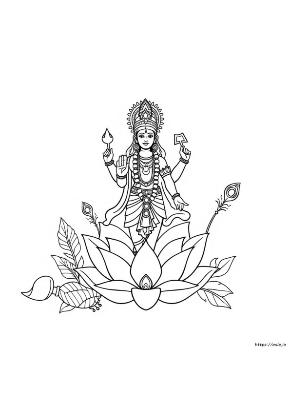 Hindu Colouring Pages