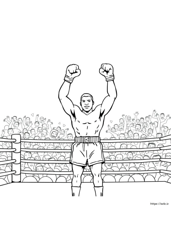 Joe Louis Kleurplaat