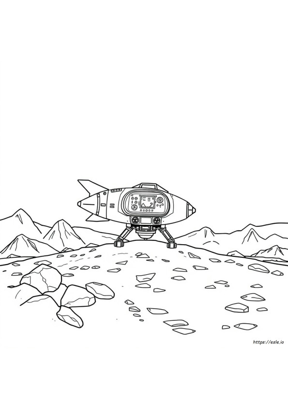 Disegni Da Colorare Di Preparazione E Atterraggio