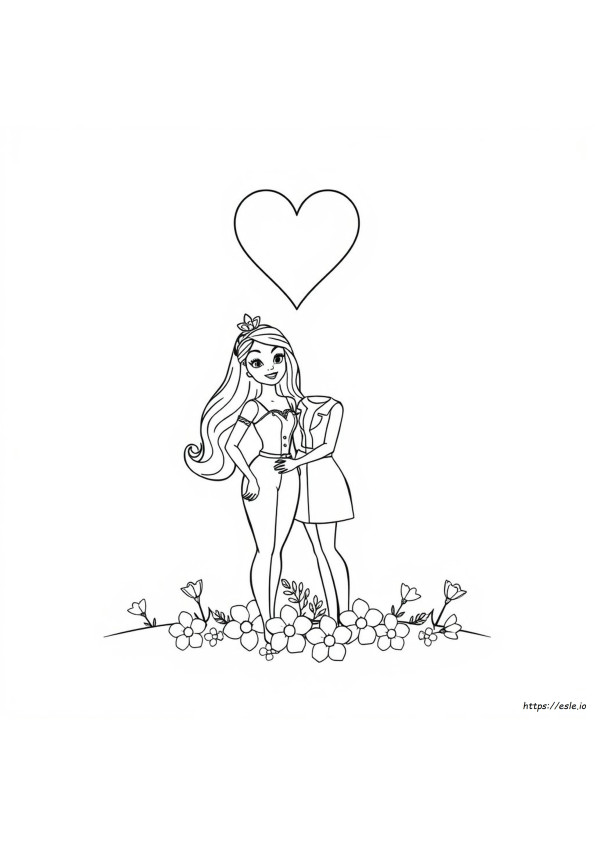 Barbie Ken Kleurplaten