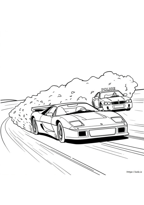 Fast And Furious Da Colorare
