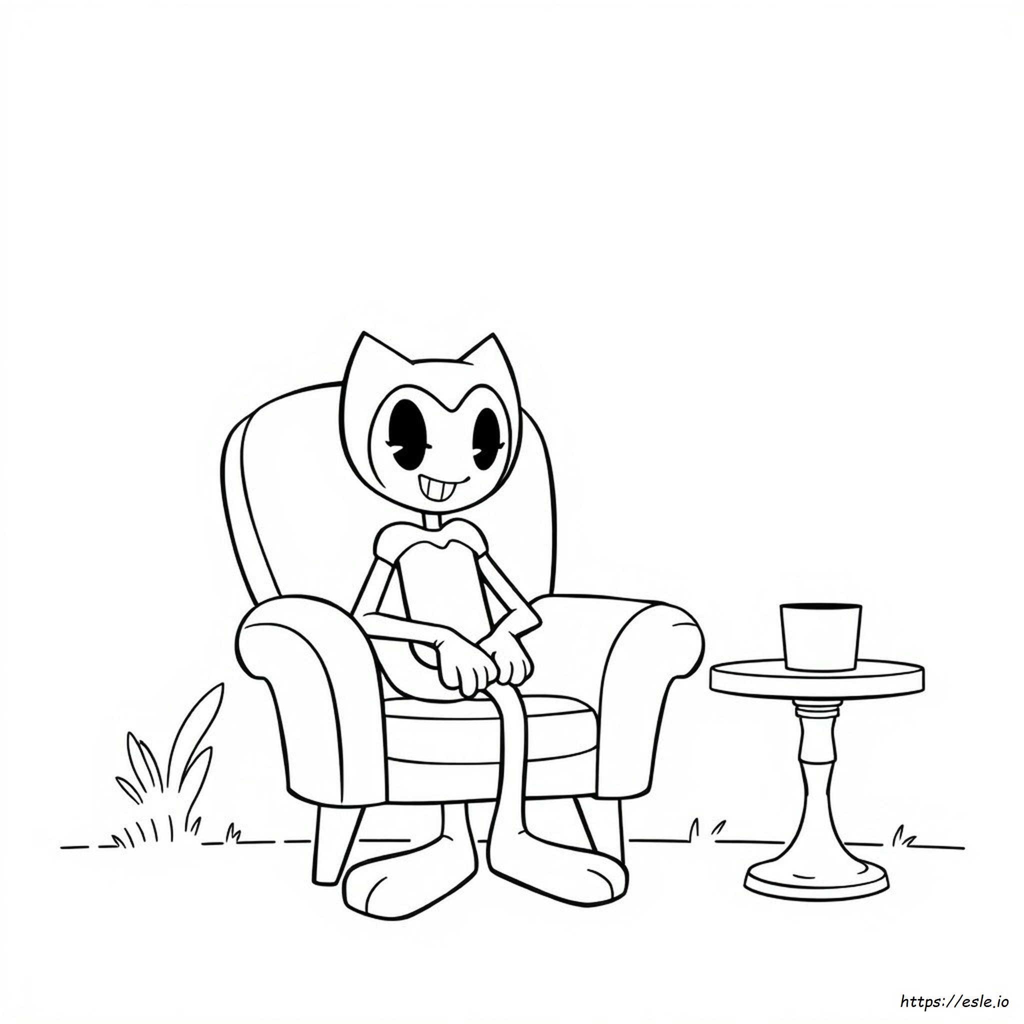 Facili Disegni Di Bendy Da Colorare