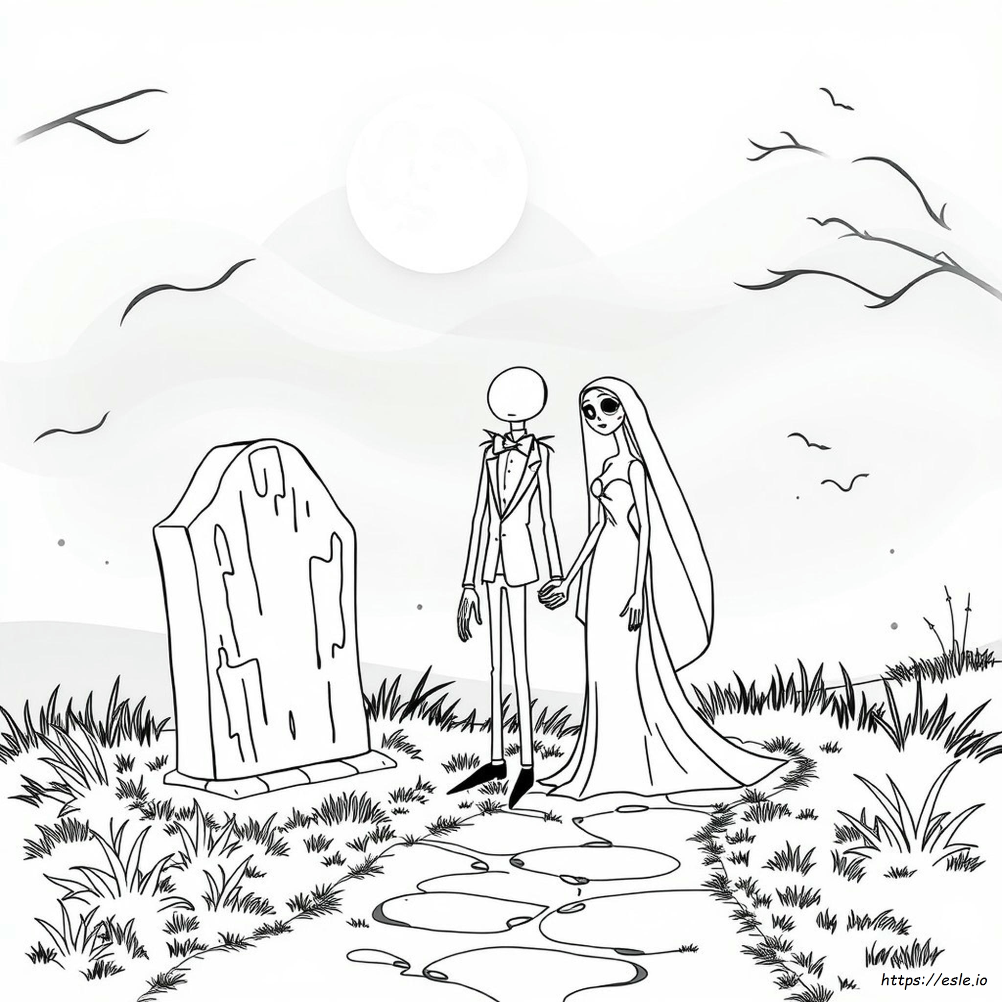 La Sposa Cadavere Da Colorare