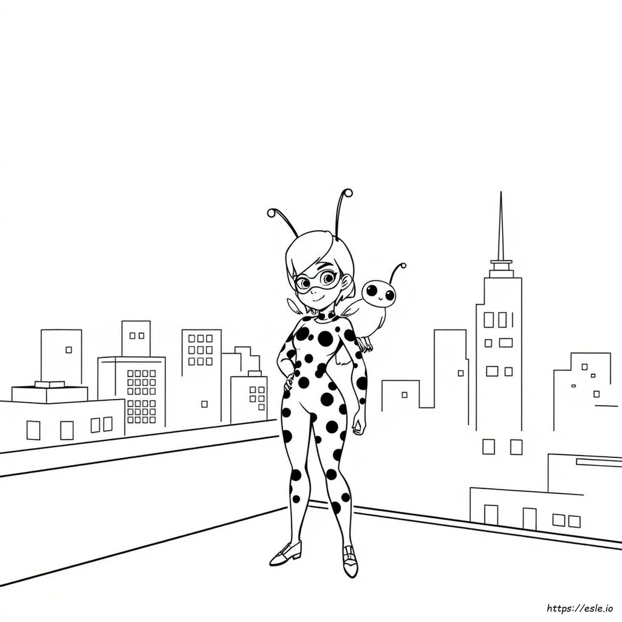 Ladybug Kwami Coloring Pages