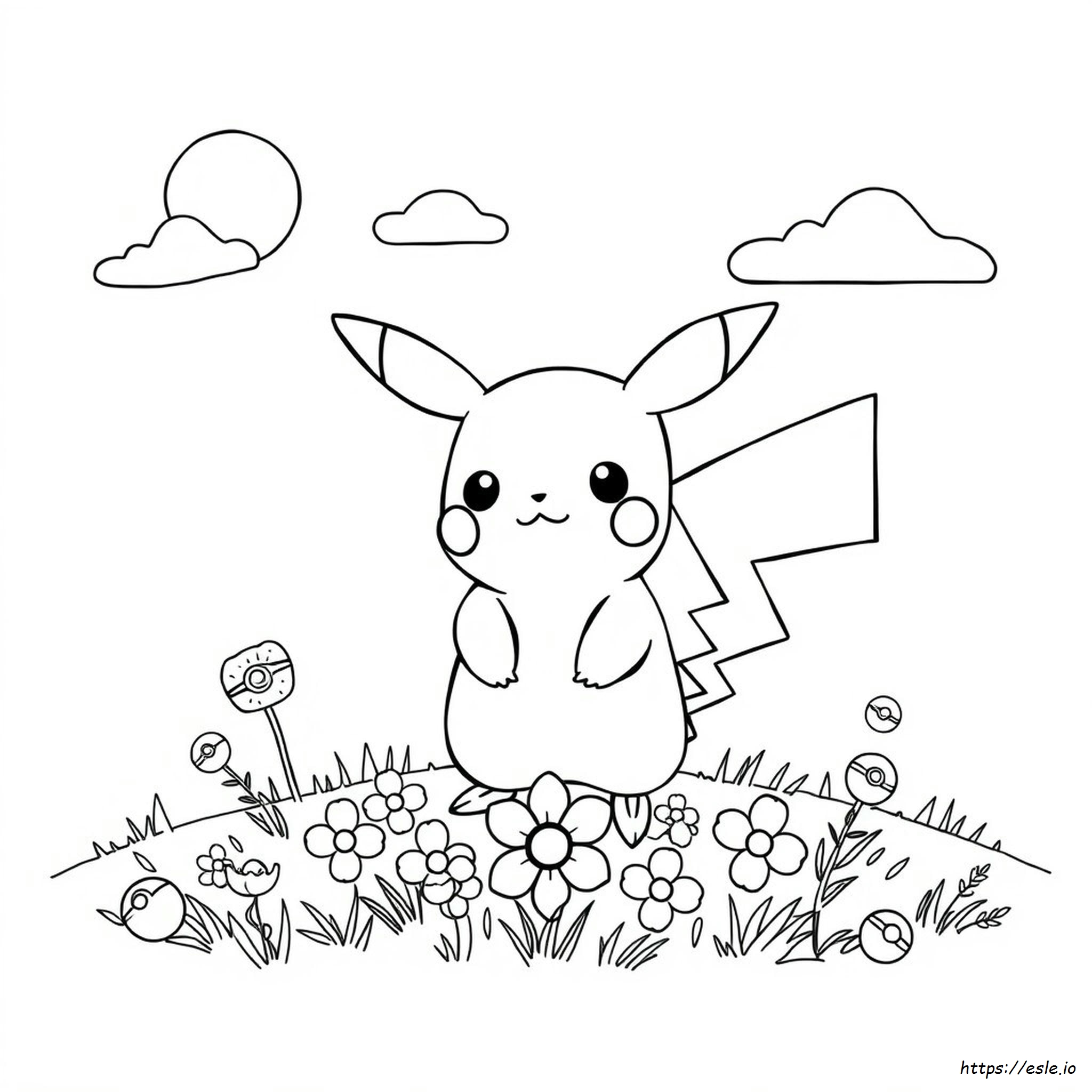 Kawaii Lindo Pokemon Para Colorear