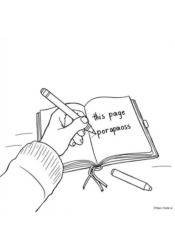 Color This Page Red On Purpose Wreck This Journal