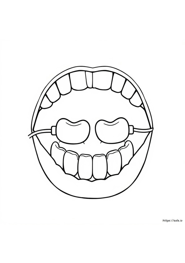 Dental Floss Coloring Page
