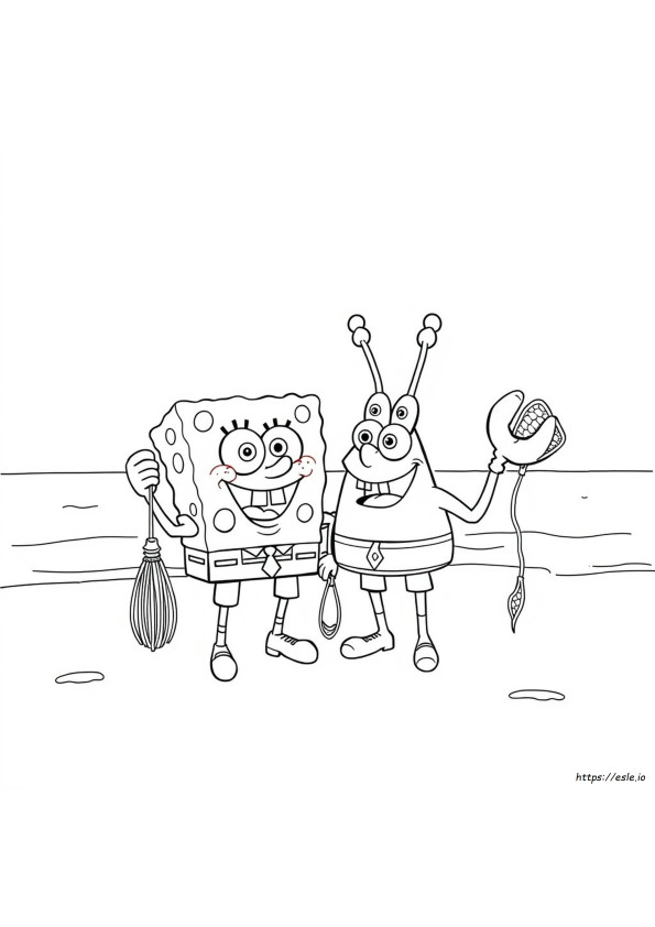 Spongebob Squarepants Mr Krabs Coloring Pages