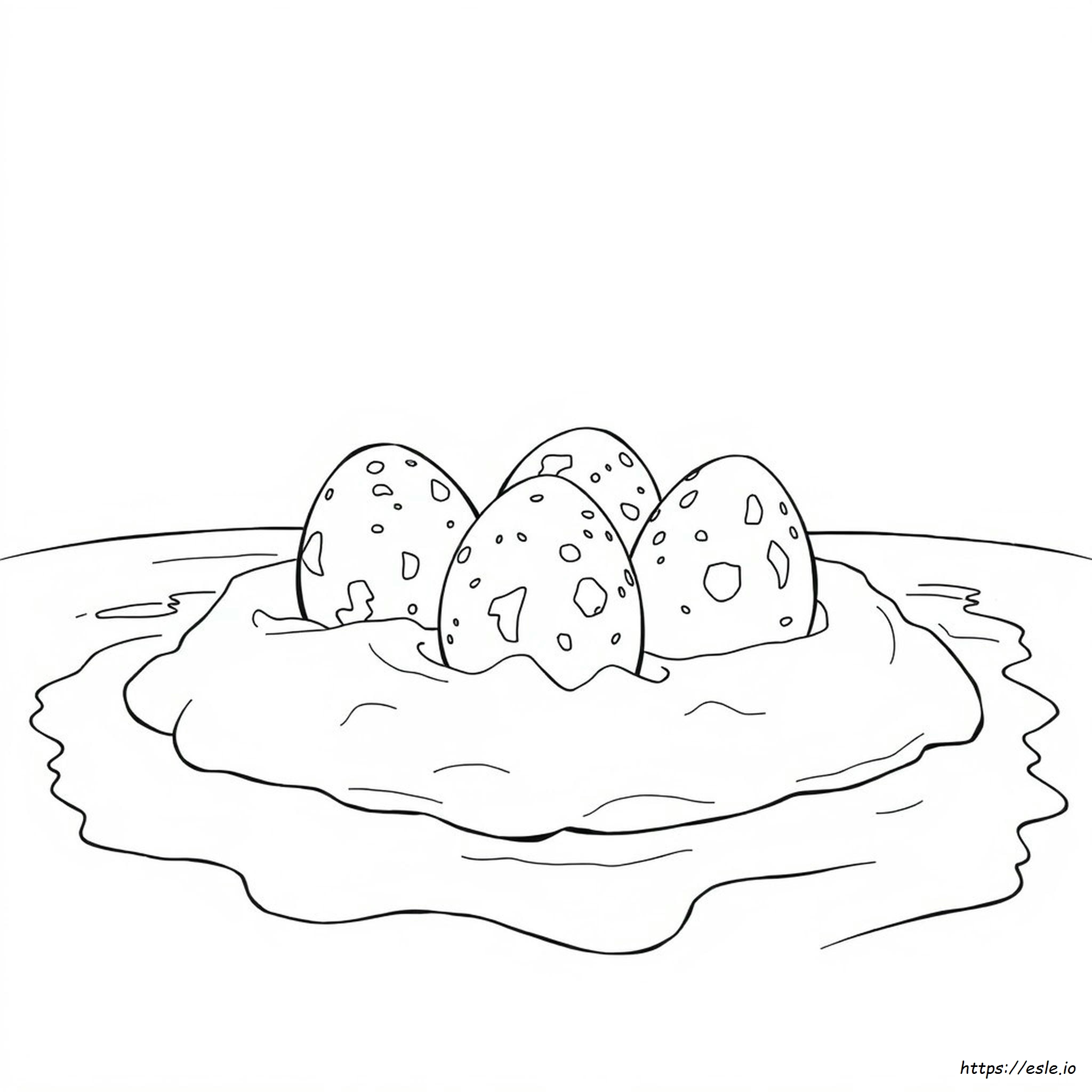 Dye Eggs With Shaving Cream And Food Coloring