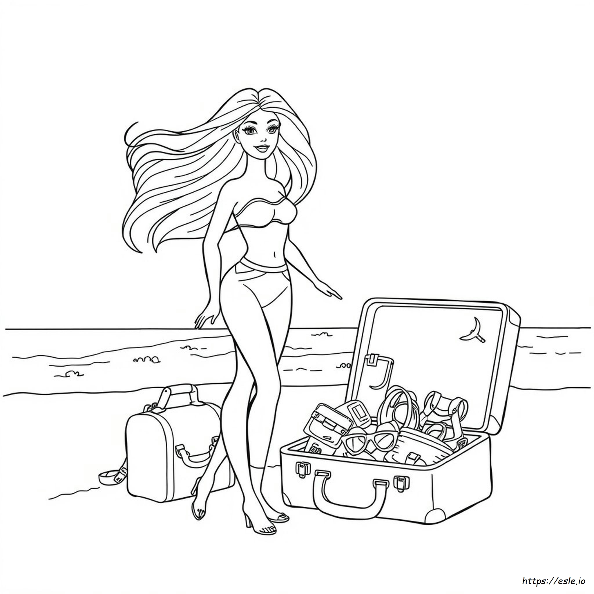 Imágenes De Barbie Para Colorear