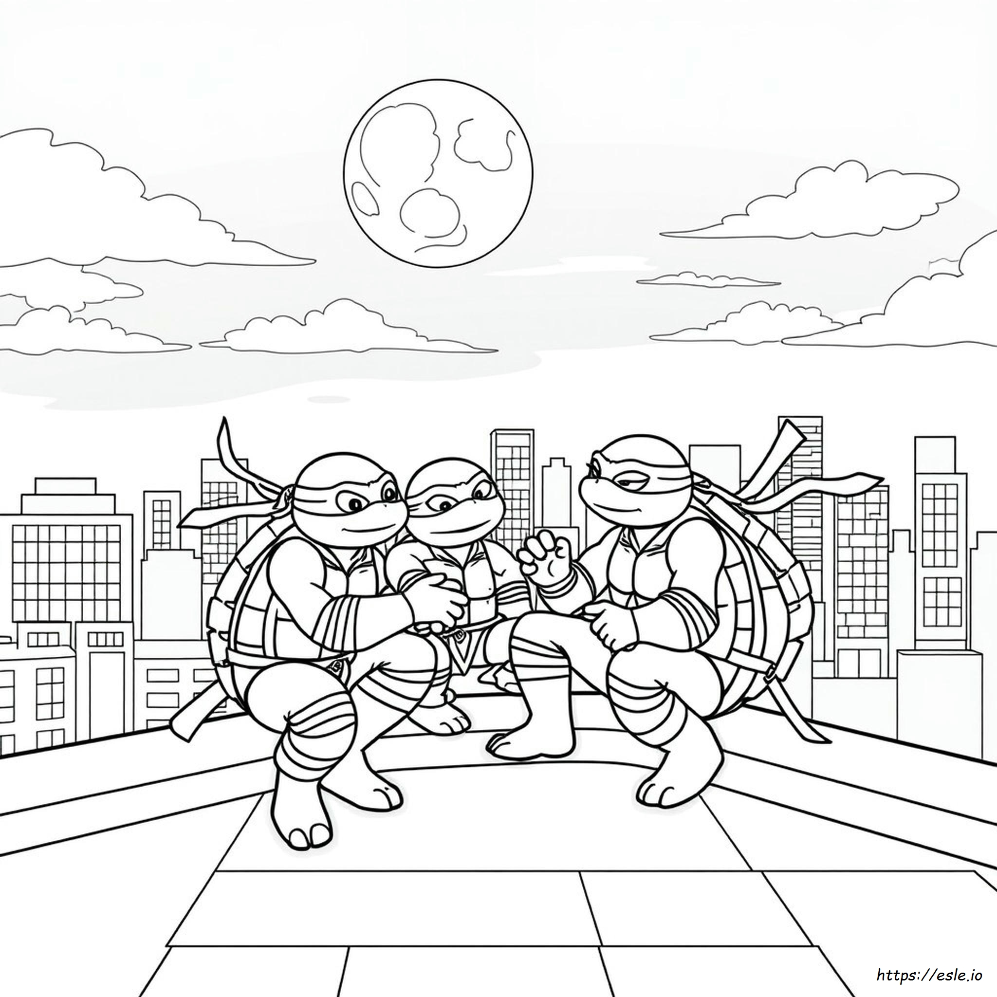 Ninja Turtles Coloring Pages