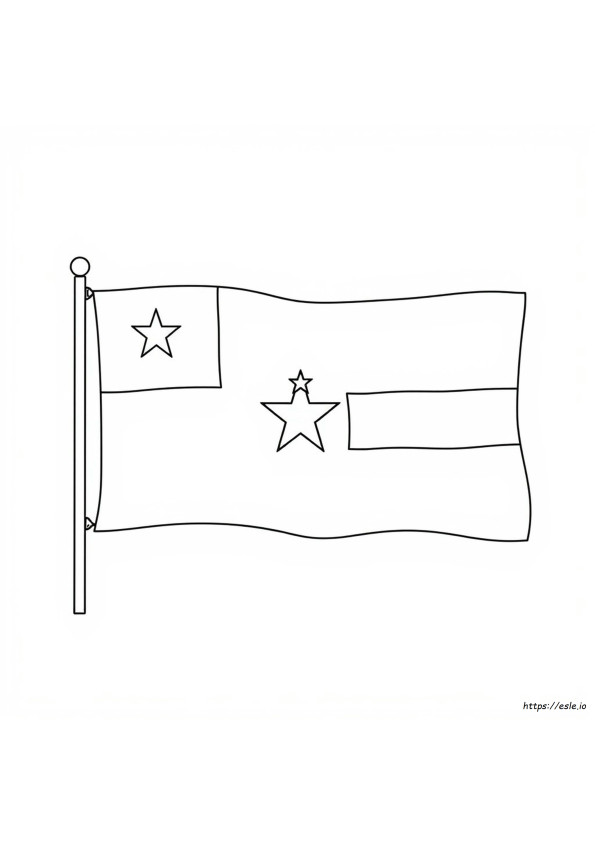 Bendera Djibouti Gambar Mewarnai