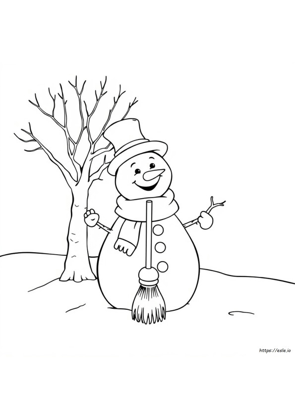 Frosty The Snowman Coloring Pages