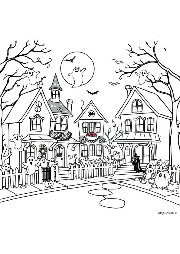 Halloween Colouring Pages Free Printable