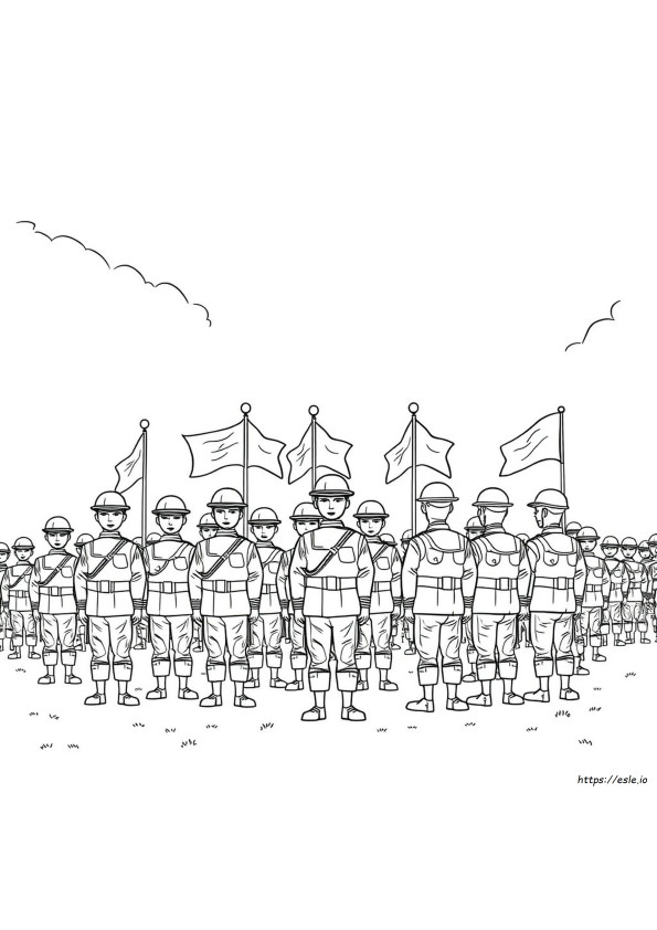Army Men Coloring Pages