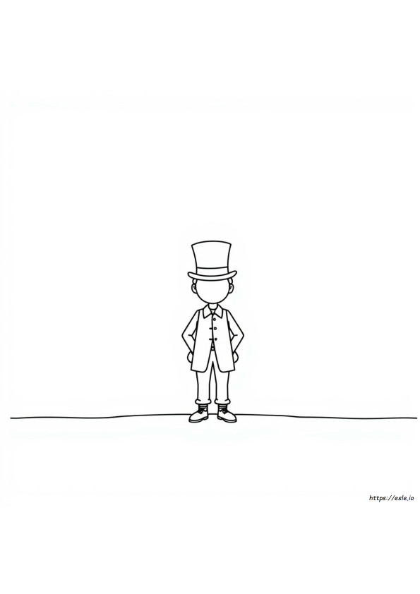 Coloriage Chapeau Haut-De-Forme