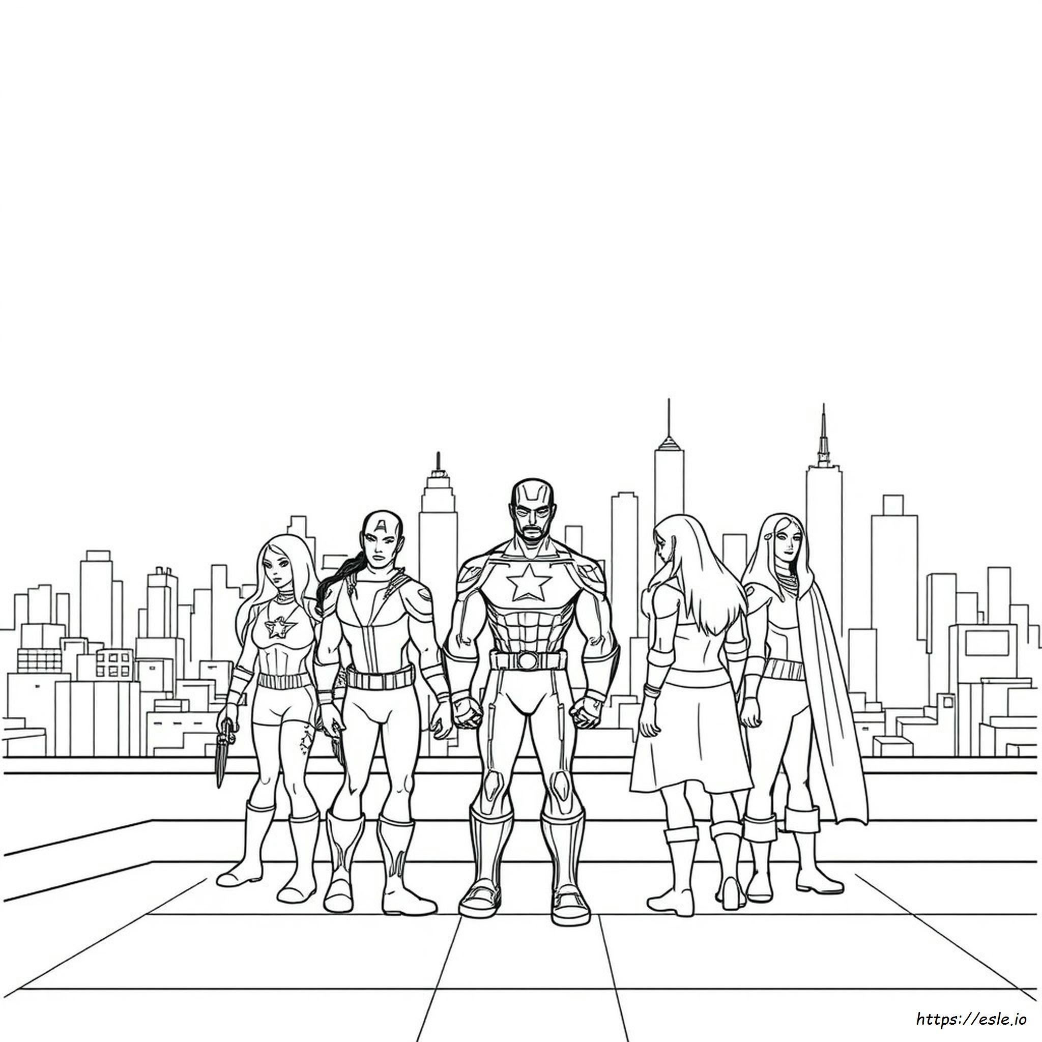 Print Avengers Coloring Pages