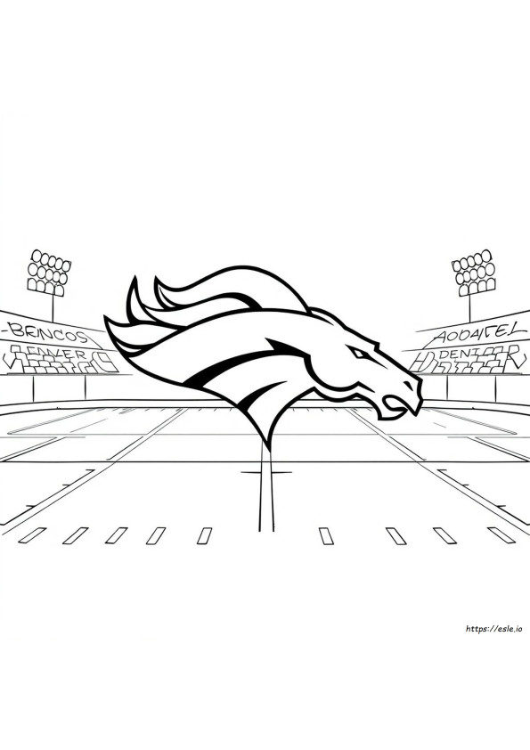 Denver Broncos Logosu Boyama Sayfası