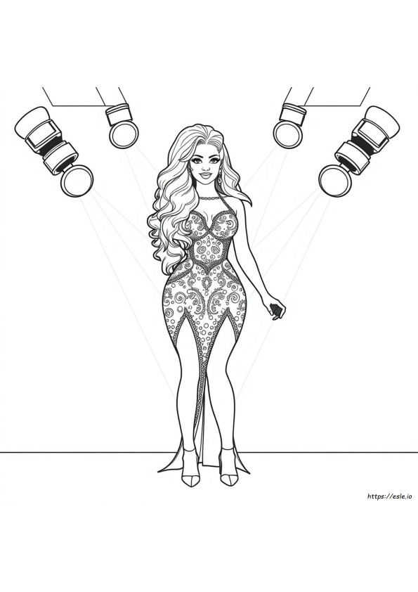 Nicki Minaj Coloring Pictures