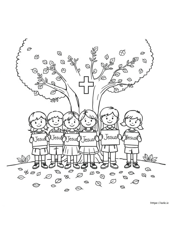 Gambar Mewarnai Hari Minggu Sekolah Jatuh