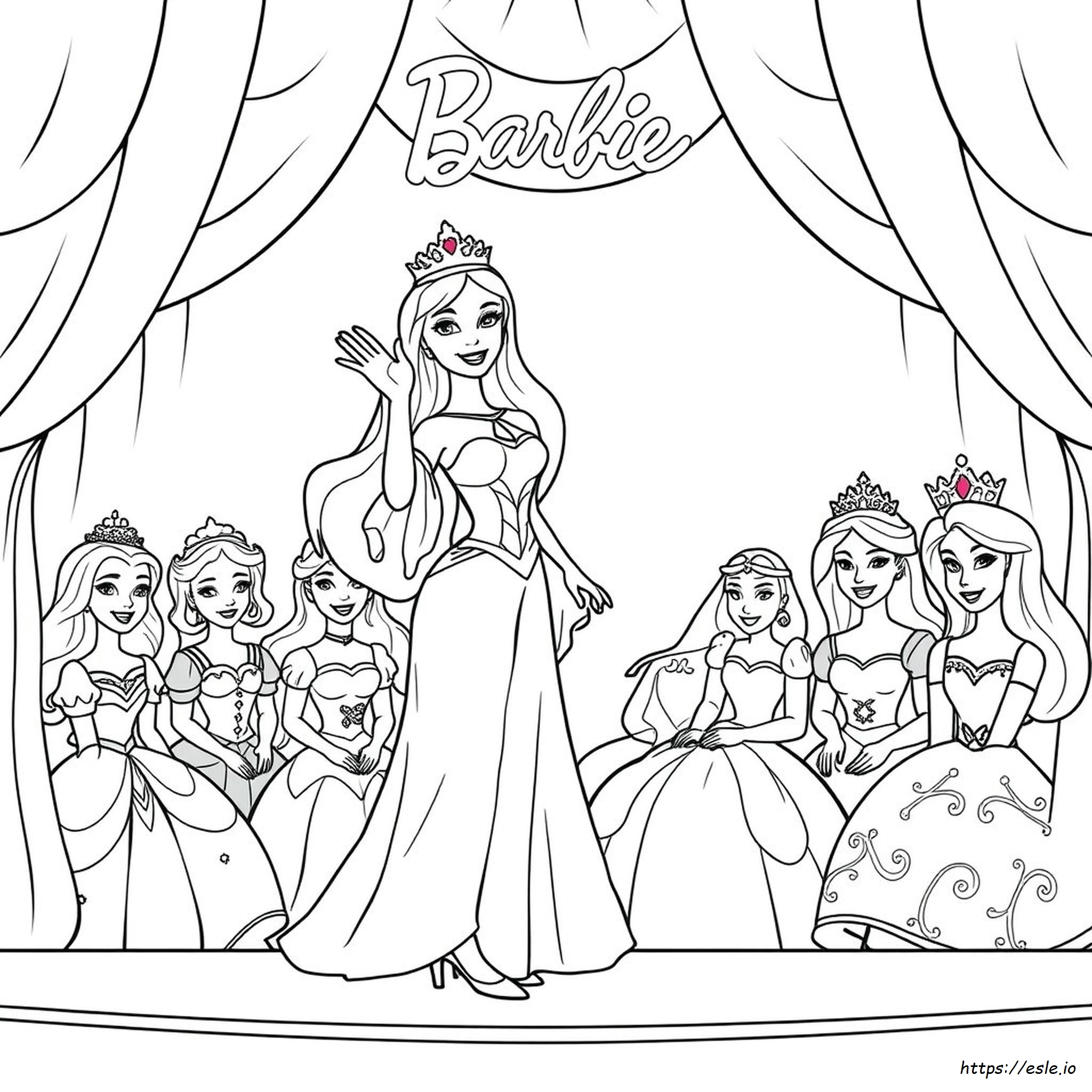 Barbie Para Colorir, Princesas Disney, Princesas Barbie Para Colorir