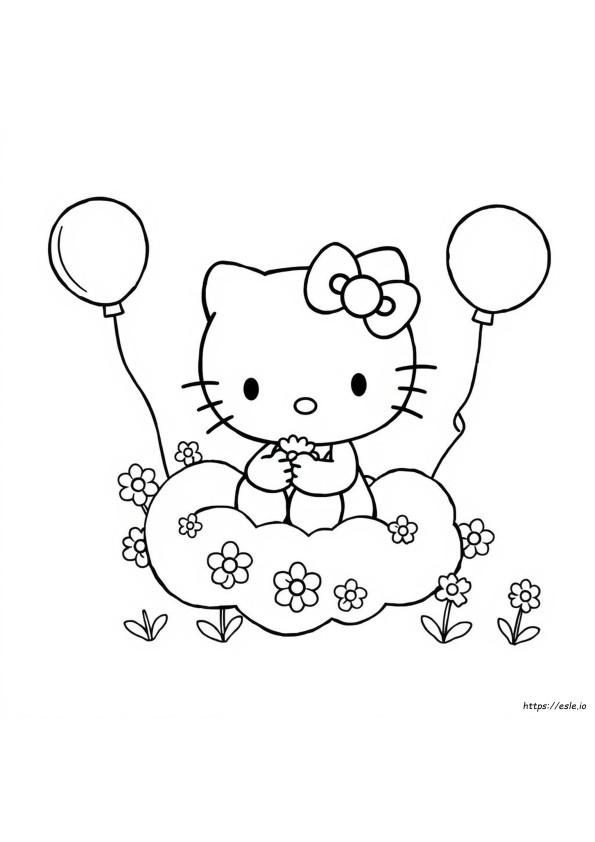 Hello Kitty Colouring Pages Free Printable