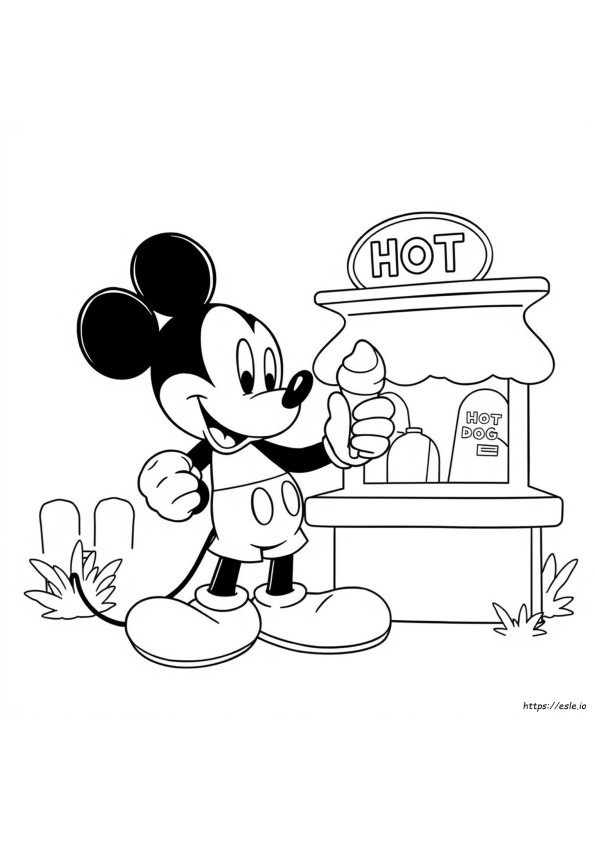 Pagini De Colorat Cu Mickey Mouse Pentru Adulți