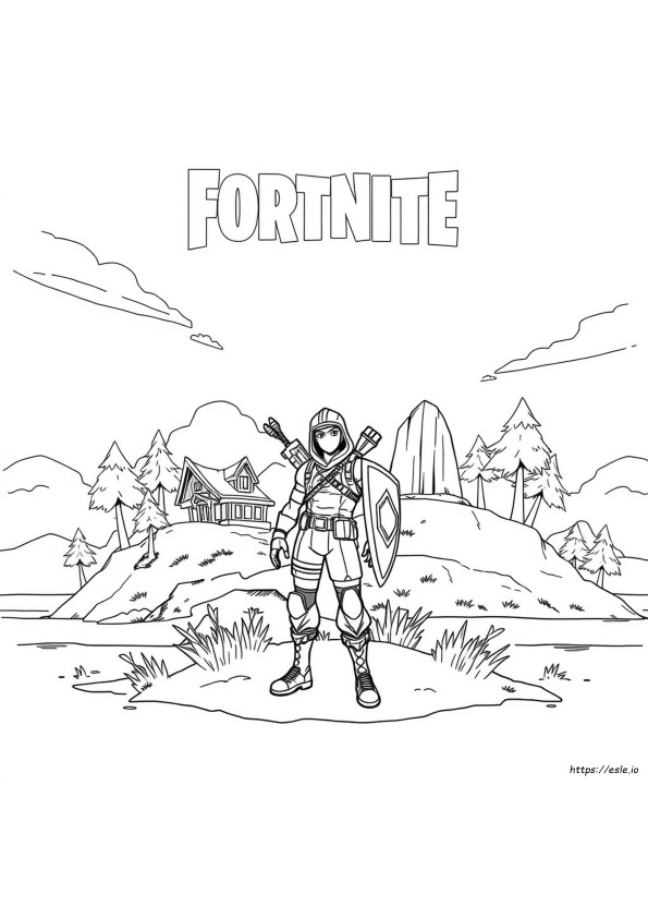 Fortnite Colouring Book
