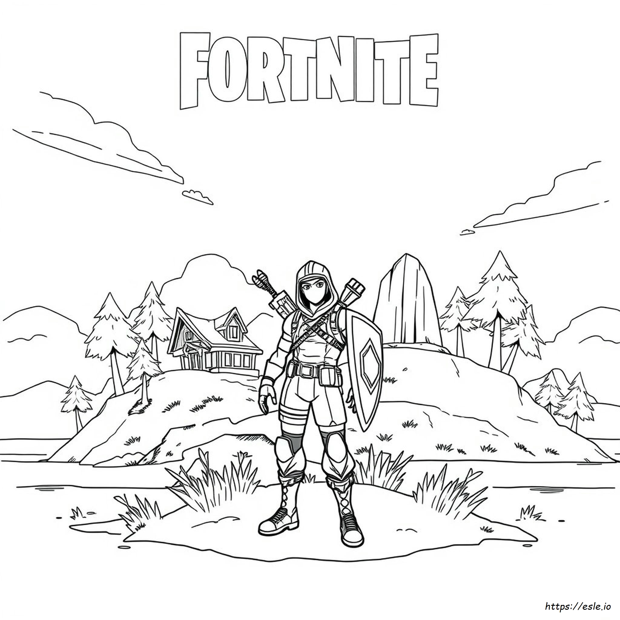 Kolorowanka Fortnite