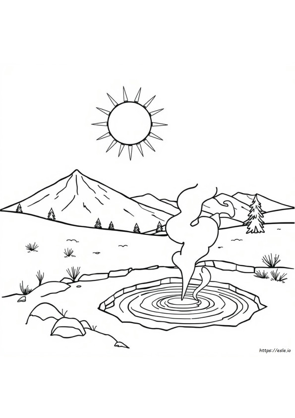 Hot And Cold Coloring Page