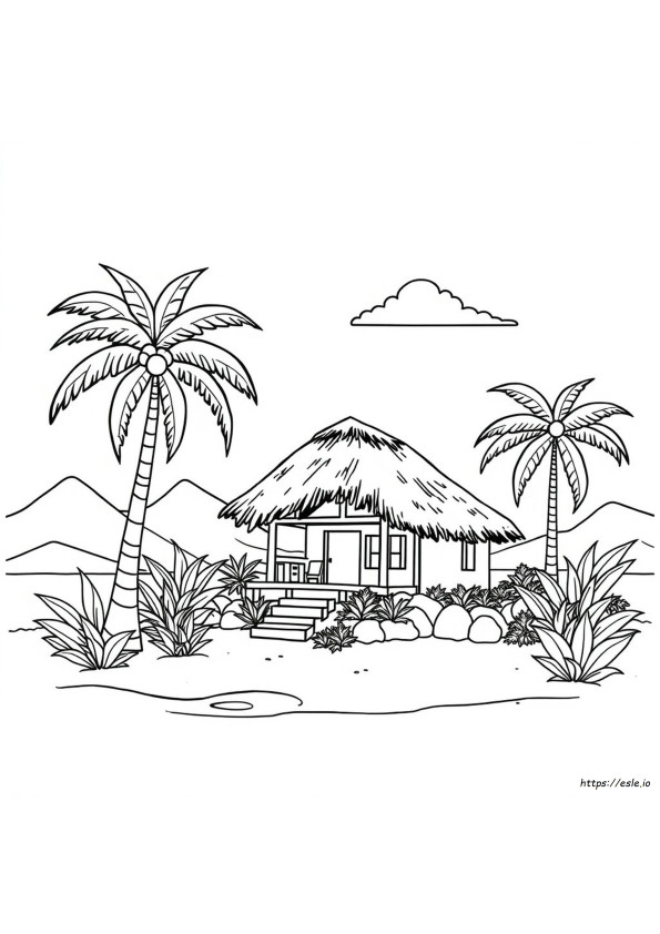 Printable Fiji Coloring Pages