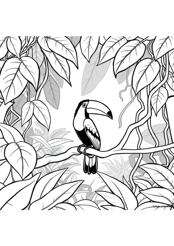 Tucano Para Colorir Para Imprimir