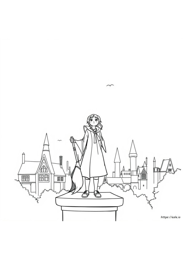 Ginny Weasley Coloring Pages