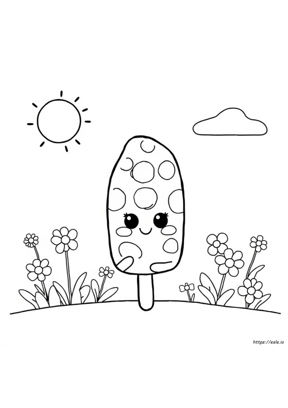 Página Para Colorear De Paleta Kawaii
