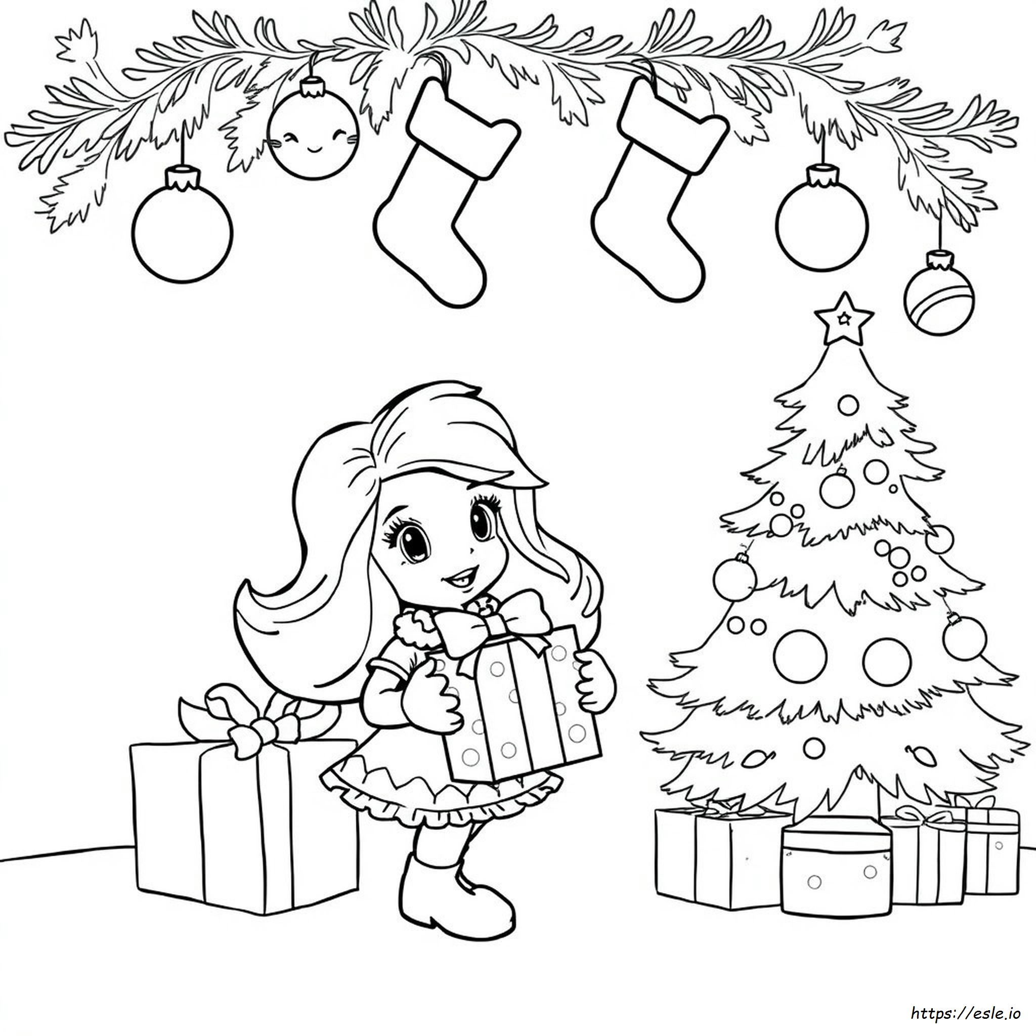 Páginas Para Colorear De Navidad De Lisa Frank
