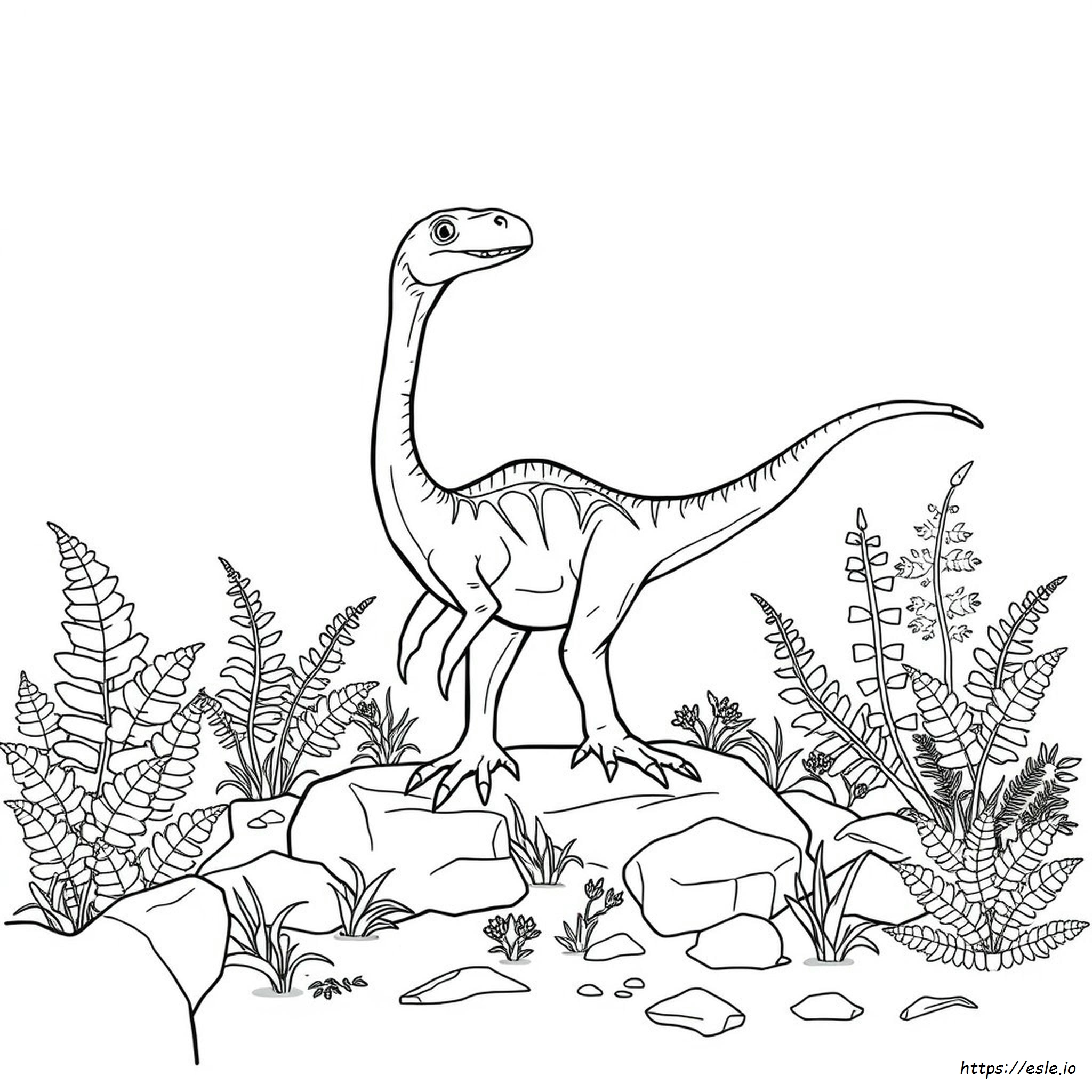 Coelophysis Coloring Page