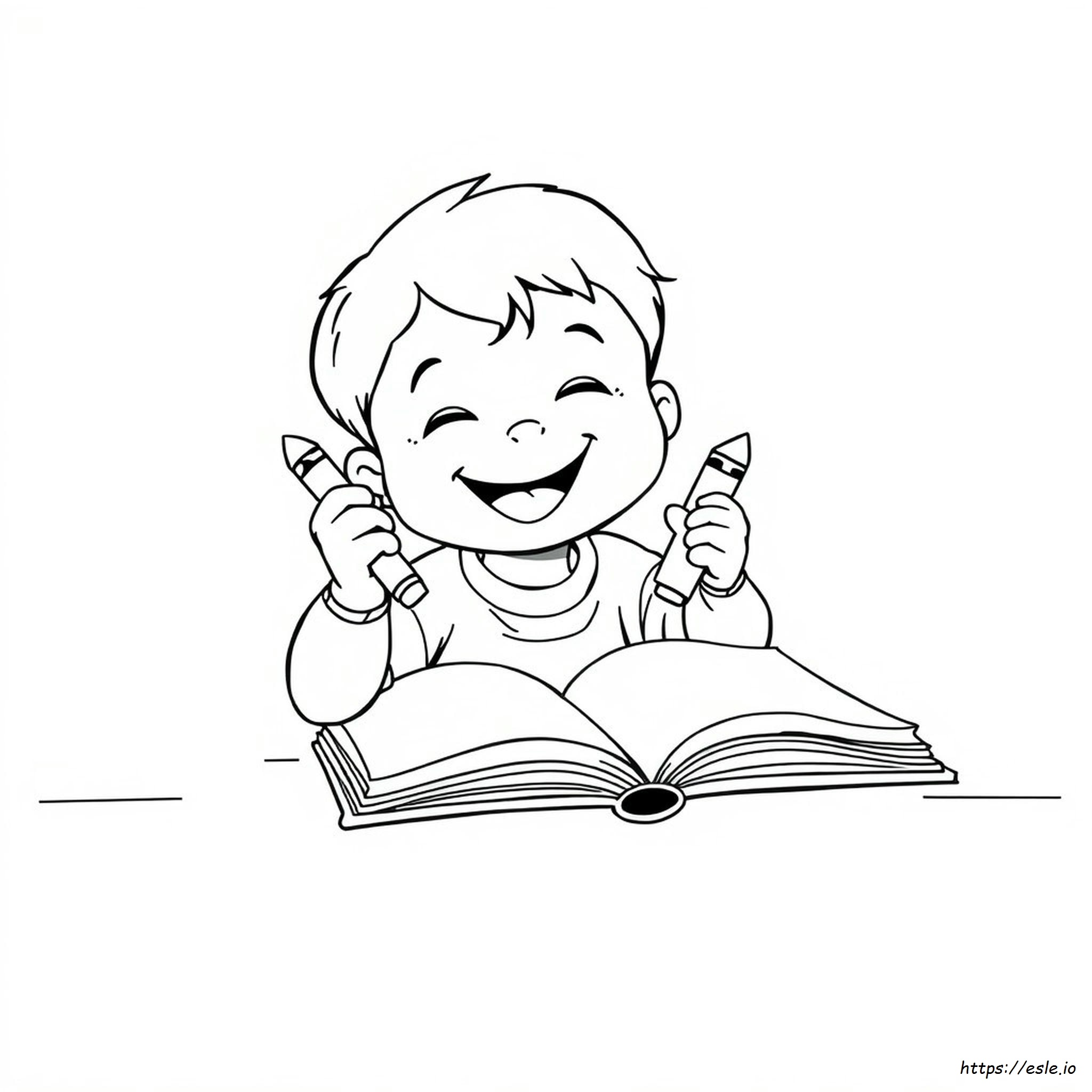 Joy Coloring Page Free