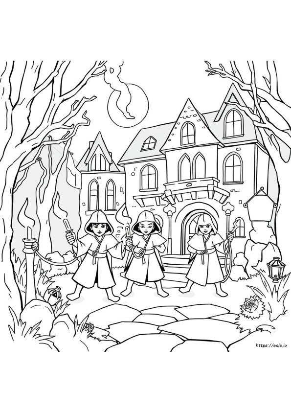 Twelve Spies Coloring Page
