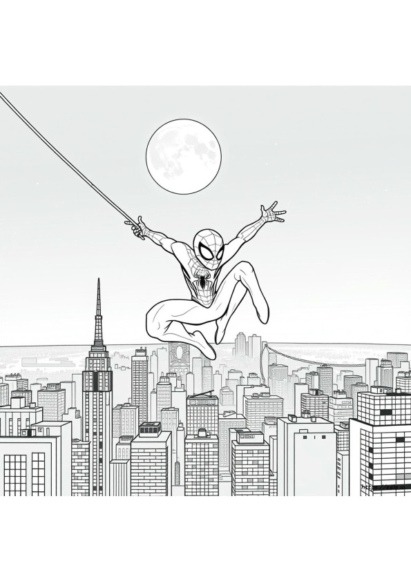 Spider Man Coloring Book Pdf