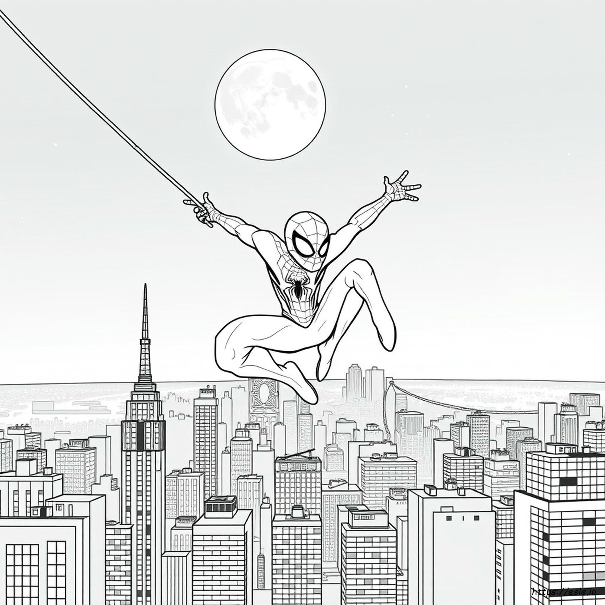 Spider Man Kolorowanka Pdf
