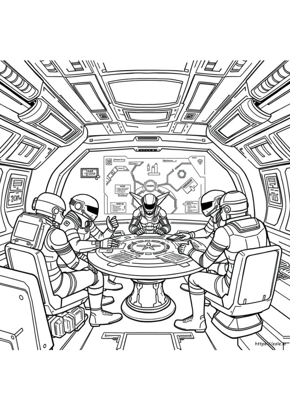 Among Us Marvel Coloring Pages
