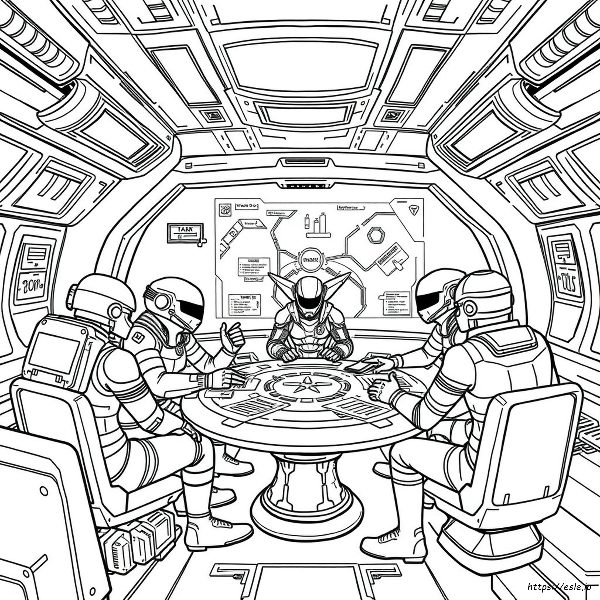 Among Us Marvel Coloring Pages