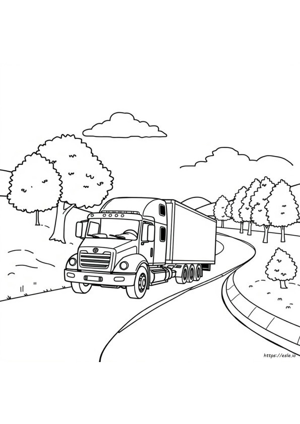 Camion Da Colorare