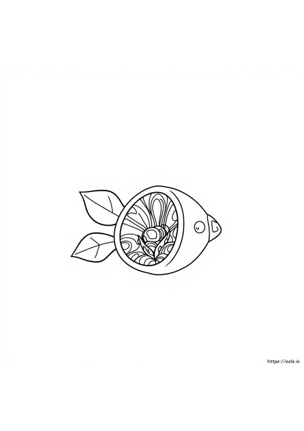 Printable Inside Out Colouring