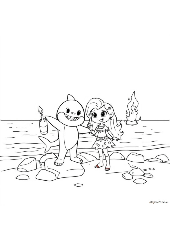 Sharkboy E Lavagirl Disegni Da Colorare