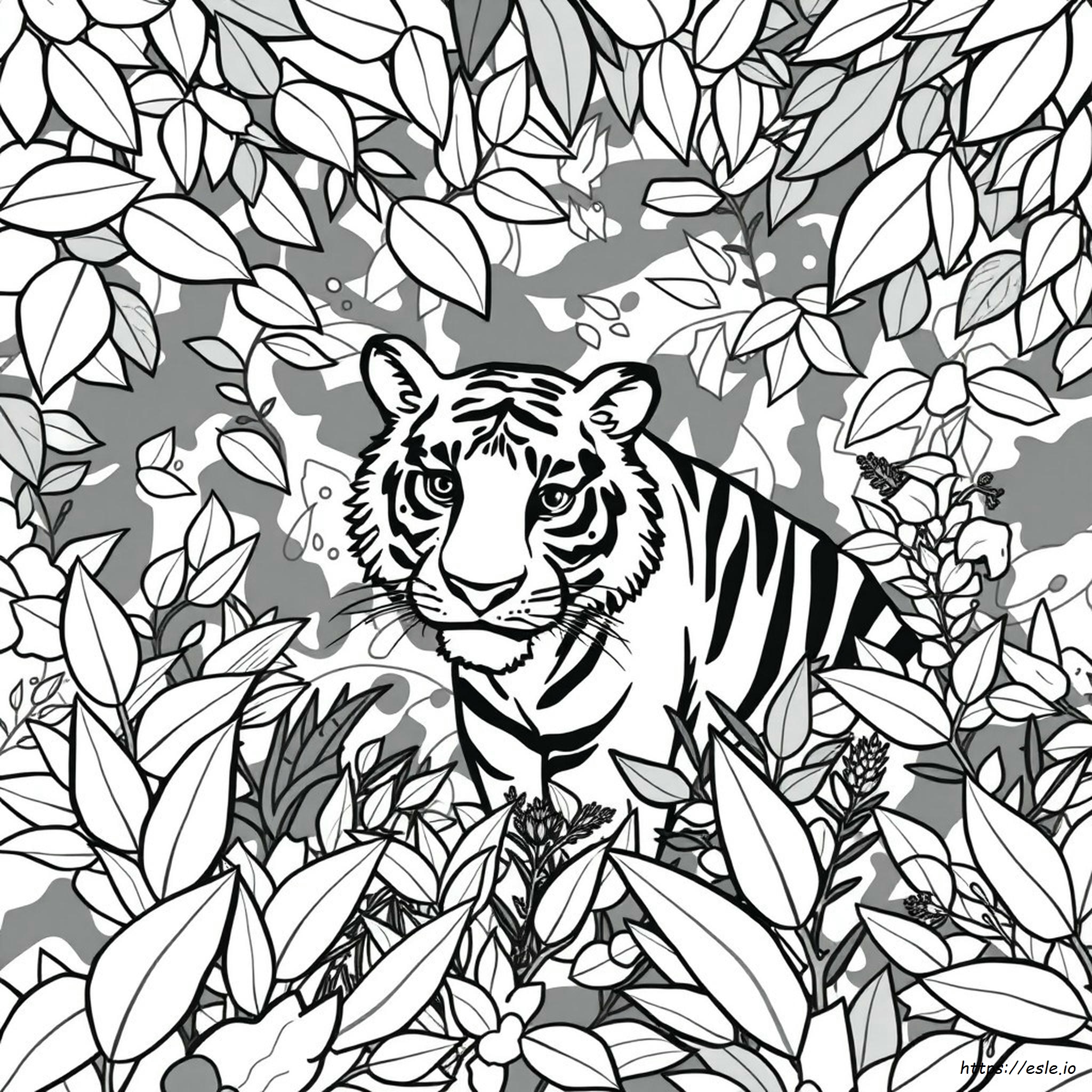 Camouflage Coloring Pages Printable