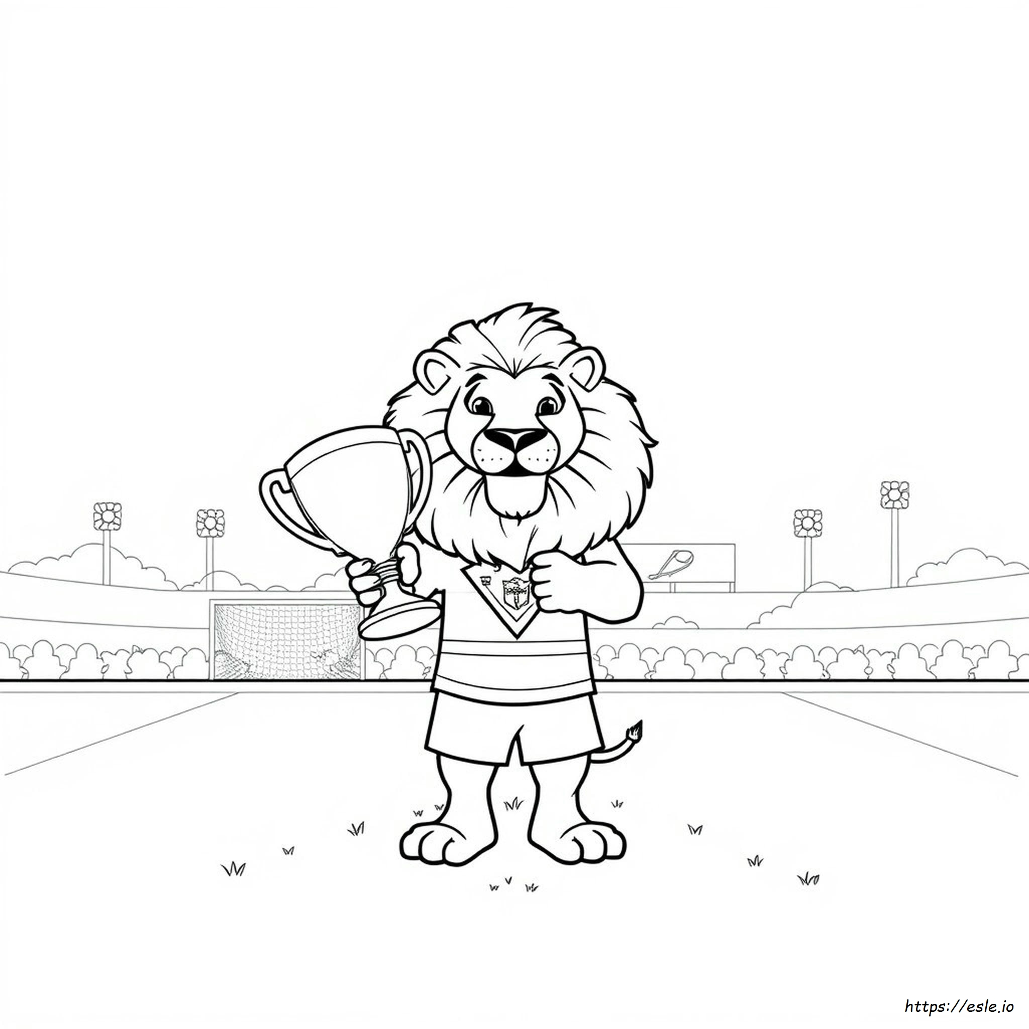 Brisbane Lions Colouring Pages
