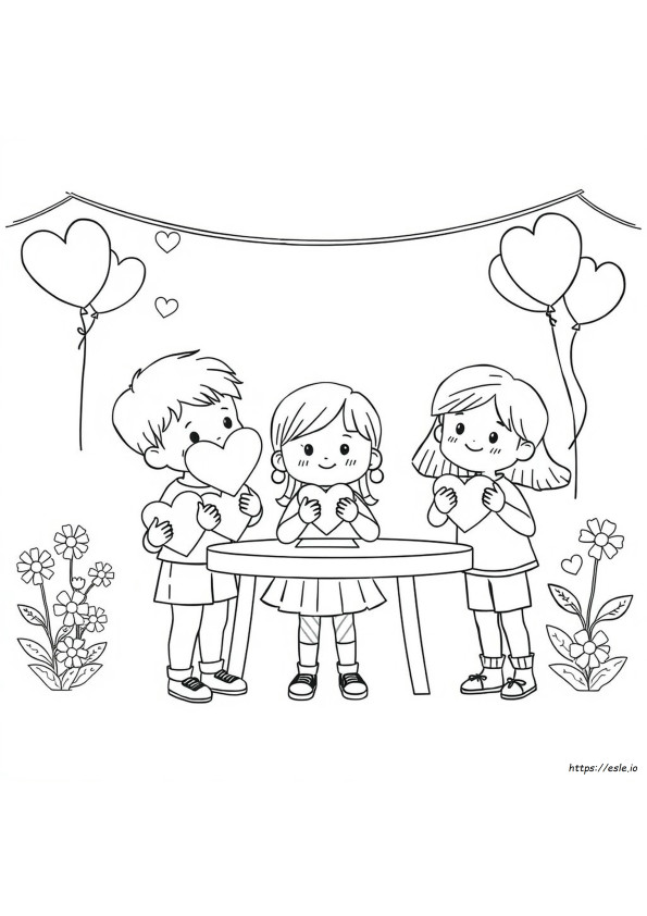 Preschool Valentines Day Coloring Pages