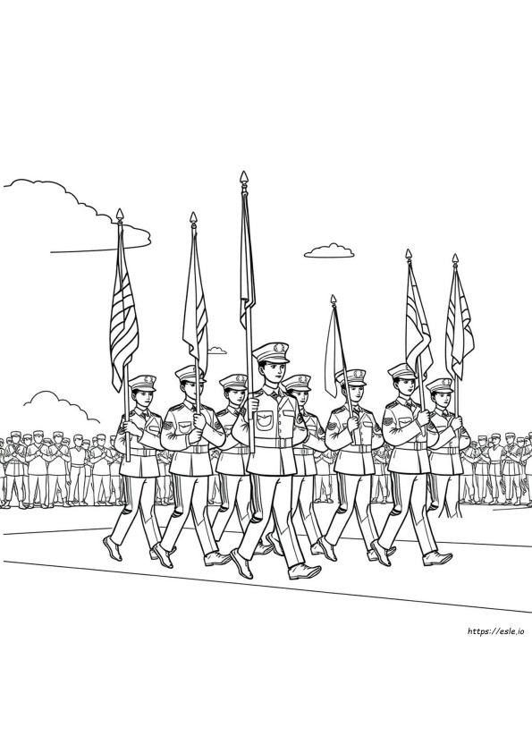 Pagine Da Colorare Del Corpo Dei Marines Stampabili