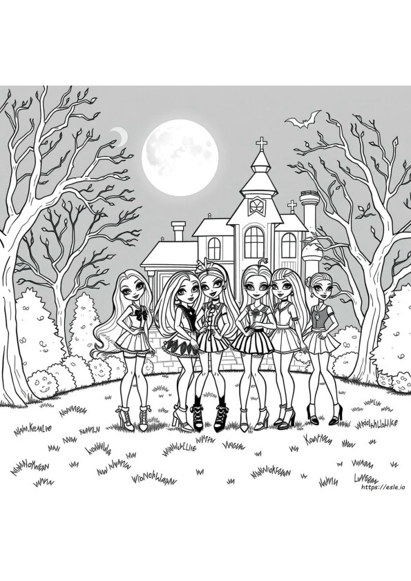 Spectra Monster High Ausmalbild